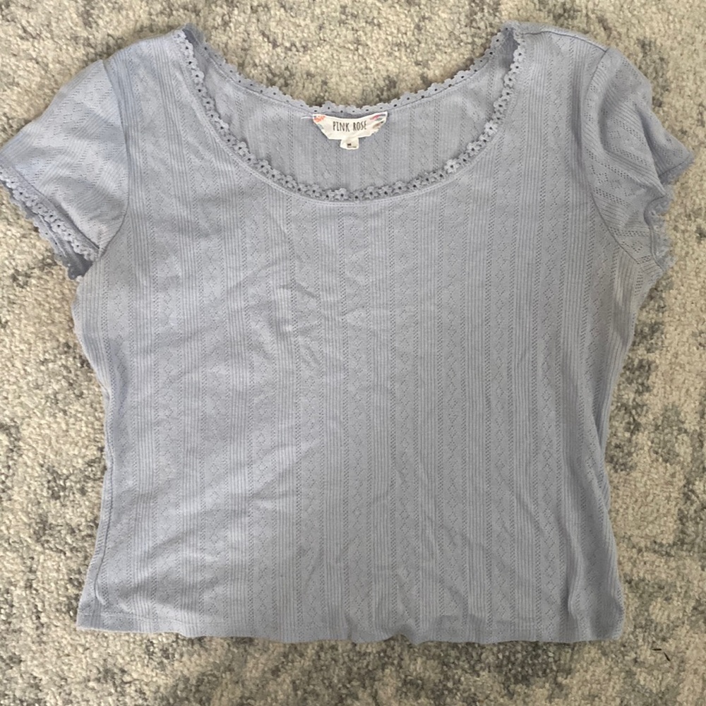 Light Blue Baby Tee!